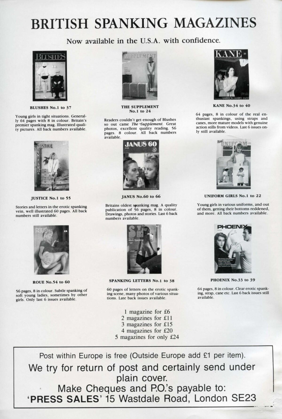 Retro Spanking Uniform Girls issue (complete)