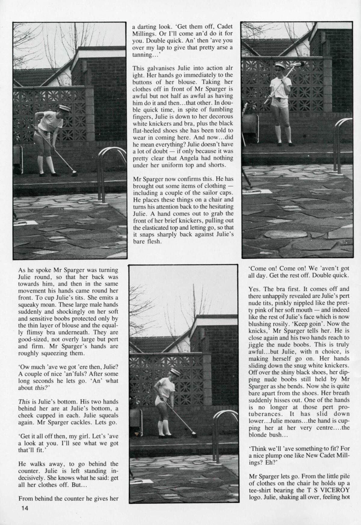 Retro Spanking Uniform Girls issue (complete)
