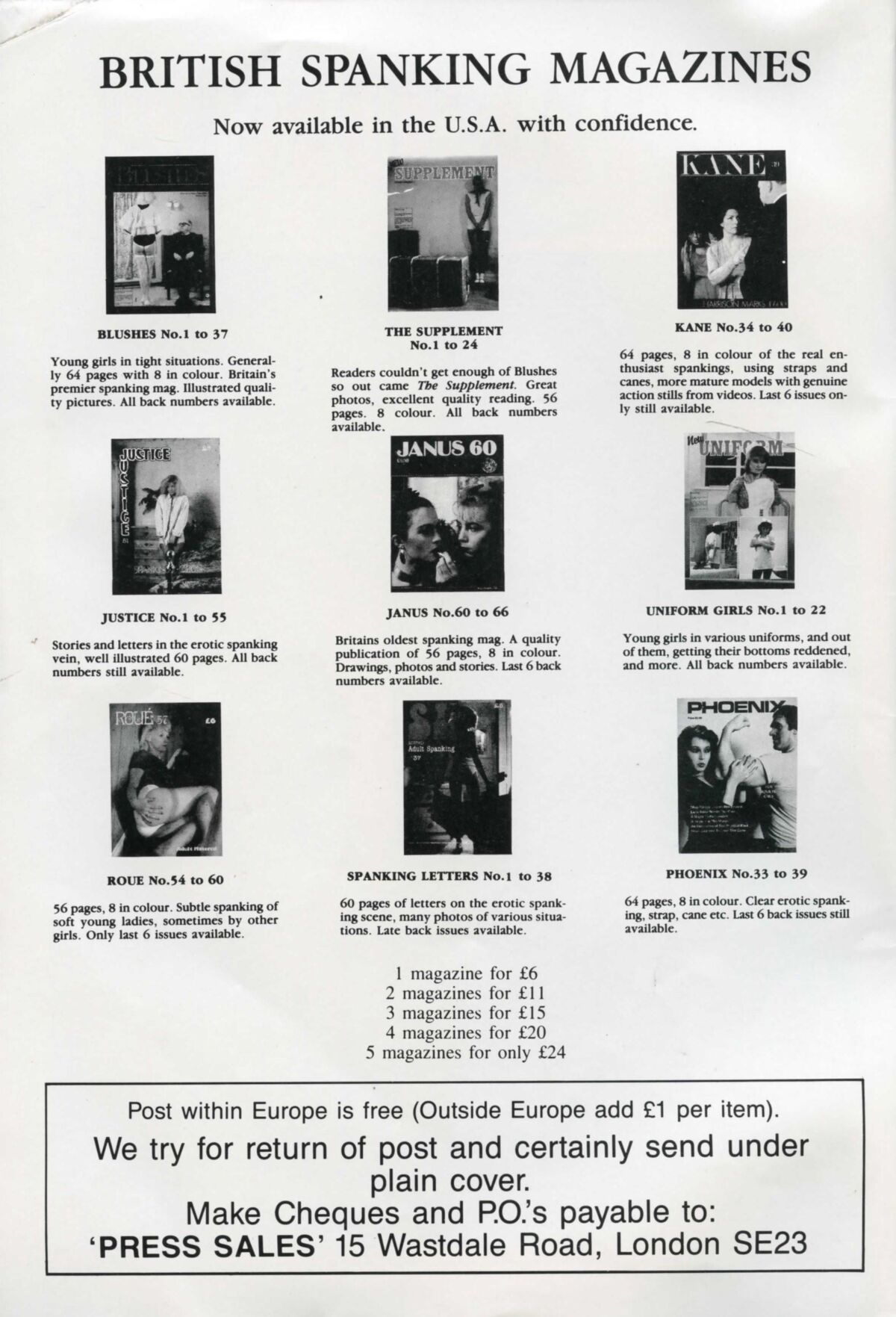 Retro Spanking Uniform Girls issue (complete)