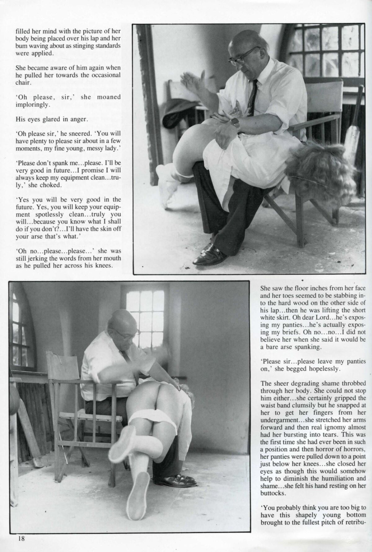 Retro Spanking Uniform Girls issue (complete)