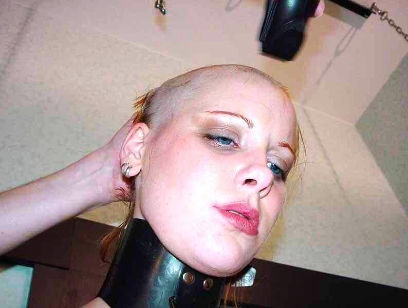 Surrendering herself to her new Master