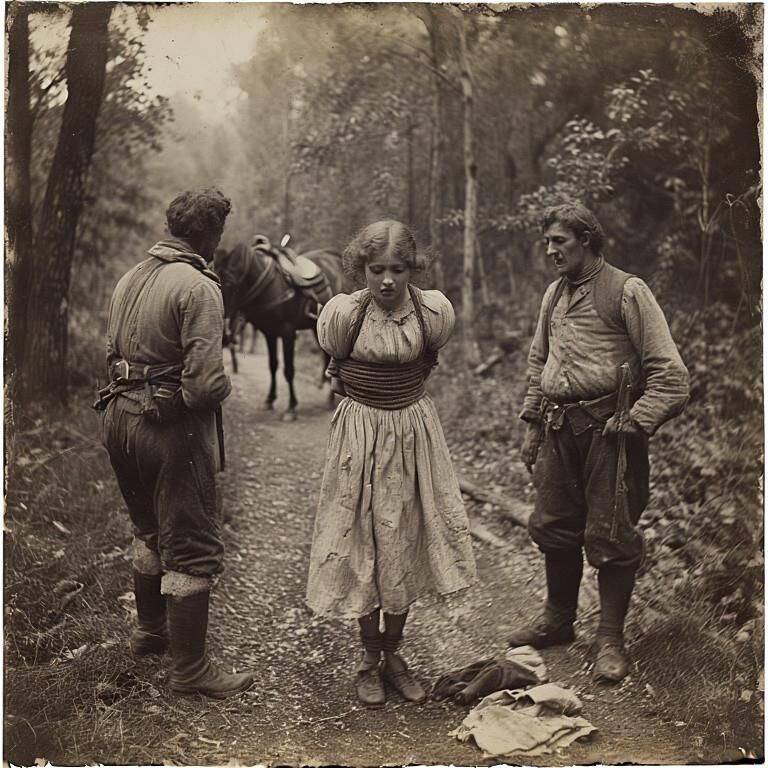 Women as prey of robbers