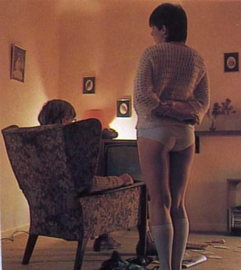 Retro Spanking Blushes picture set the world has a bad day