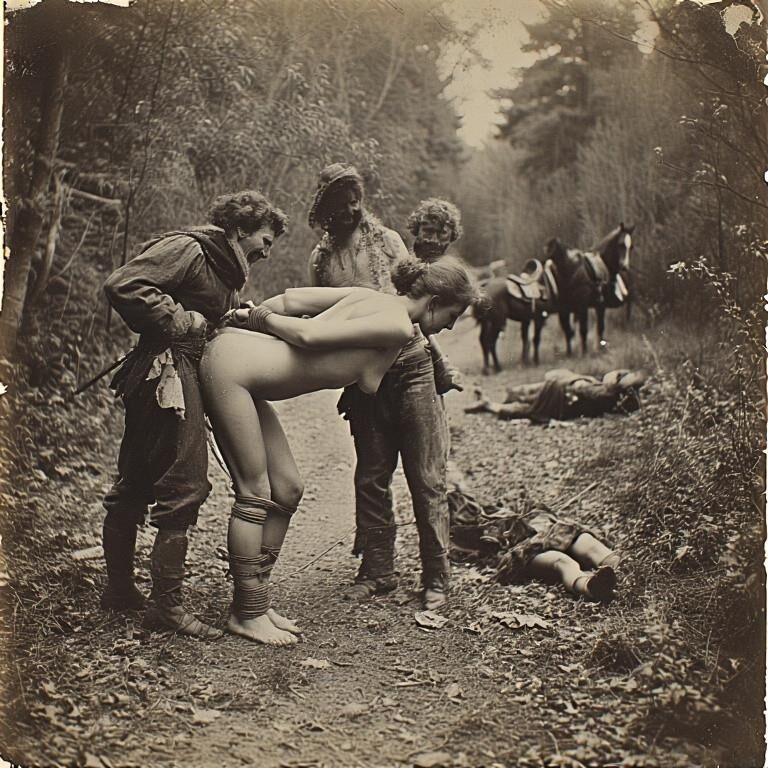 Women as prey of robbers