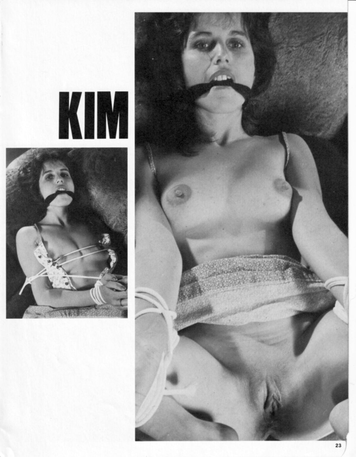 Vintage Bondage Magazine Sexy Slabes