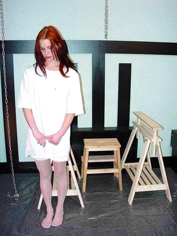 Surrendering herself to her new Master
