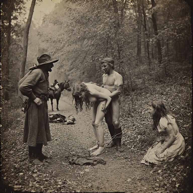 Women as prey of robbers