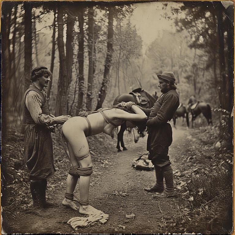 Women as prey of robbers