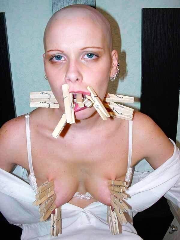 Surrendering herself to her new Master