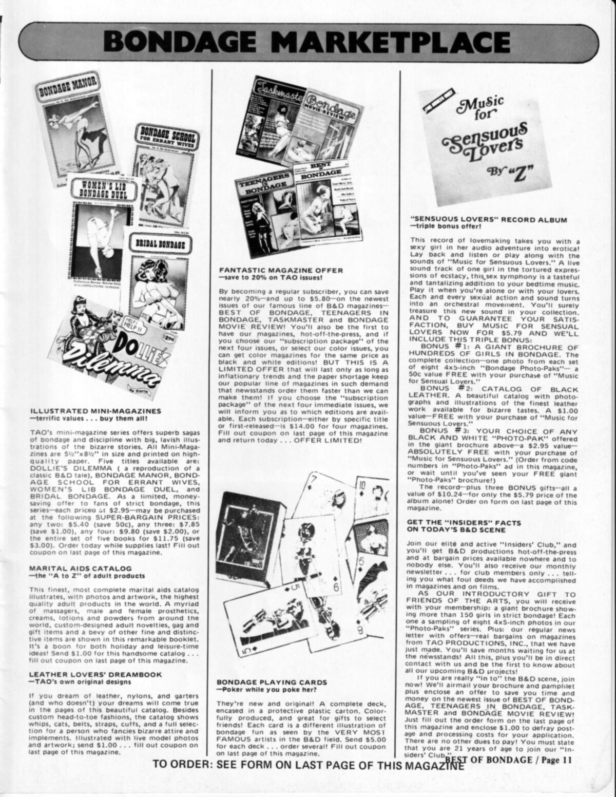 Vintage Bondage Magazine Best of Bondage