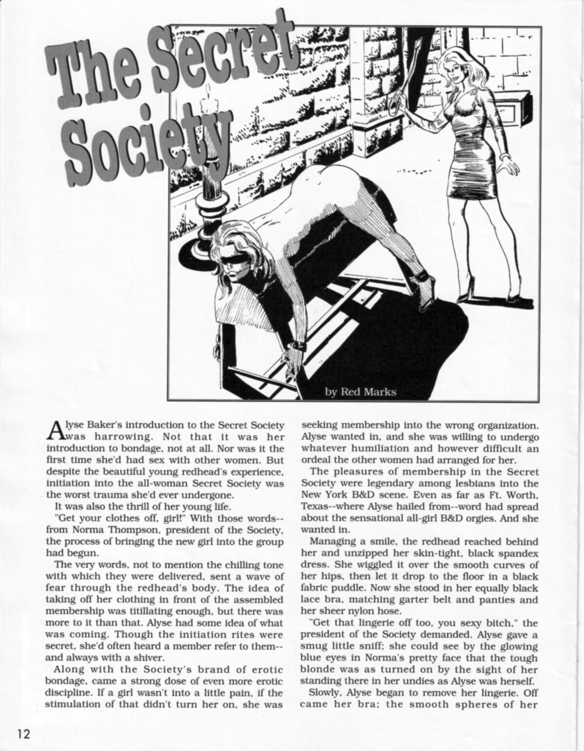 Vintage bondage magazine Restraint 