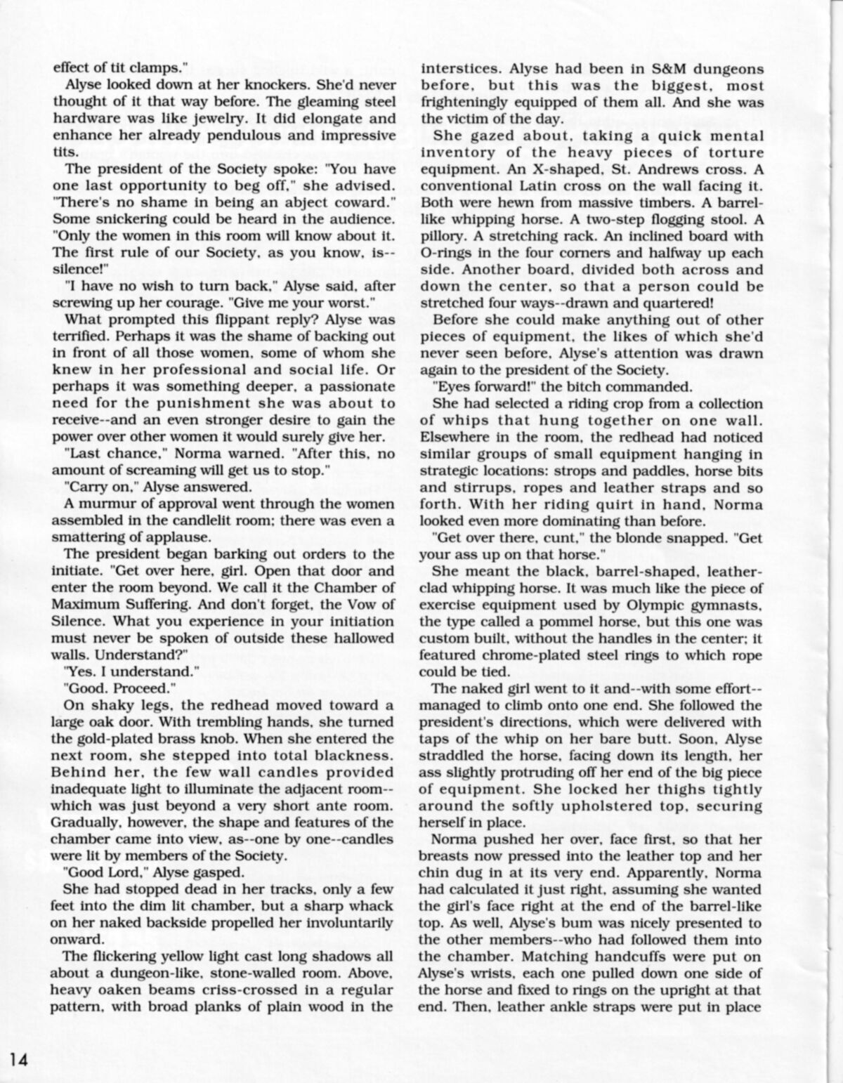 Vintage bondage magazine Restraint 