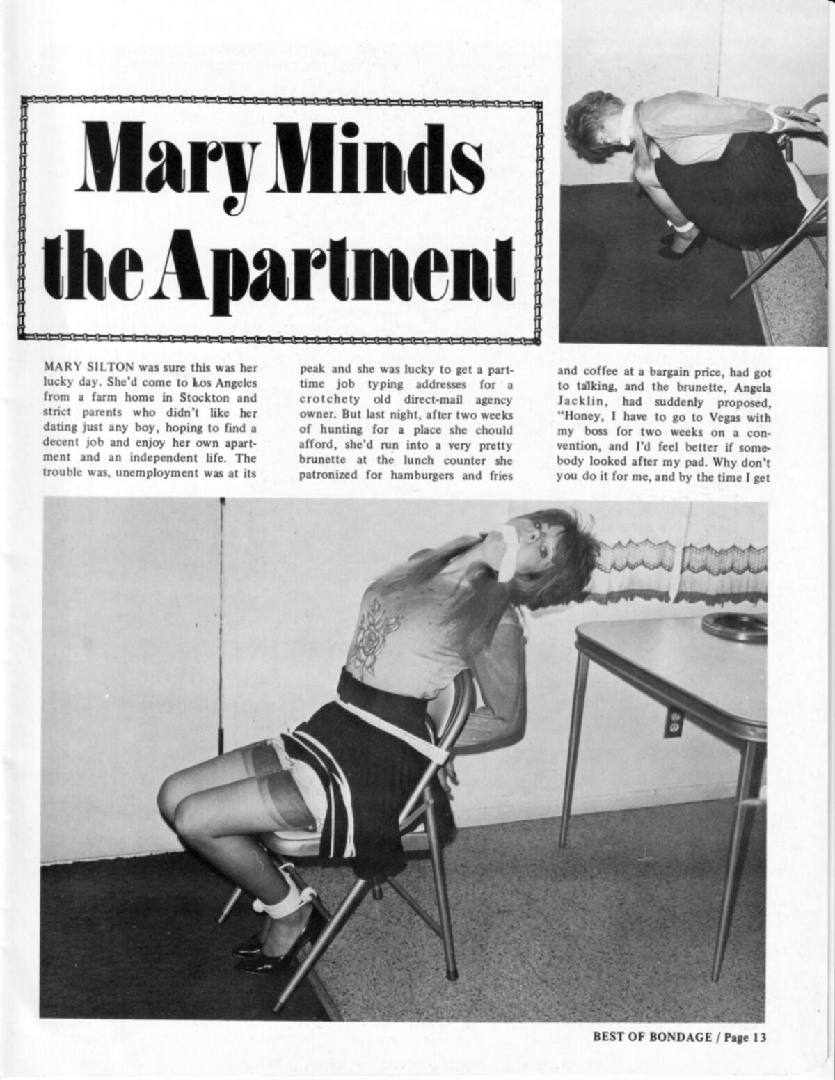Vintage Bondage Magazine Best of Bondage