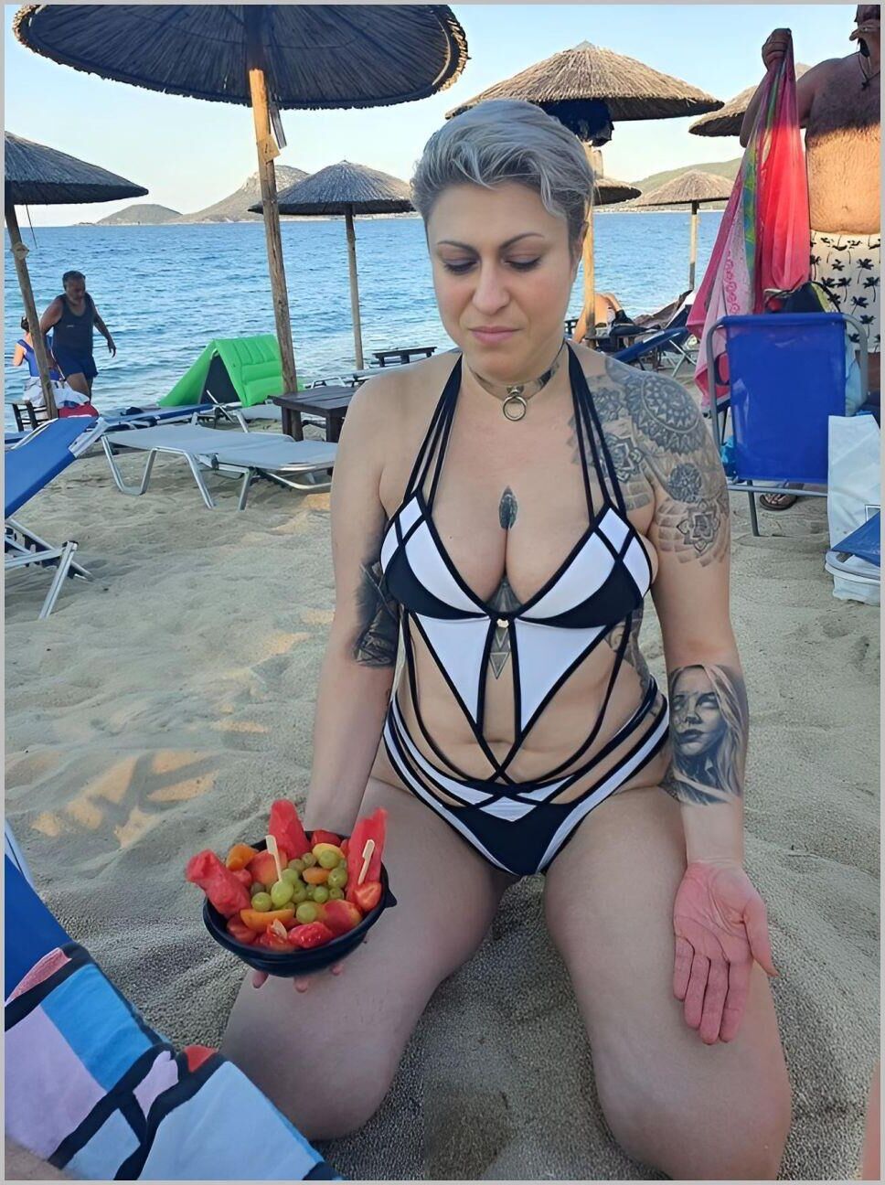 Sklavin im Sommer no verão