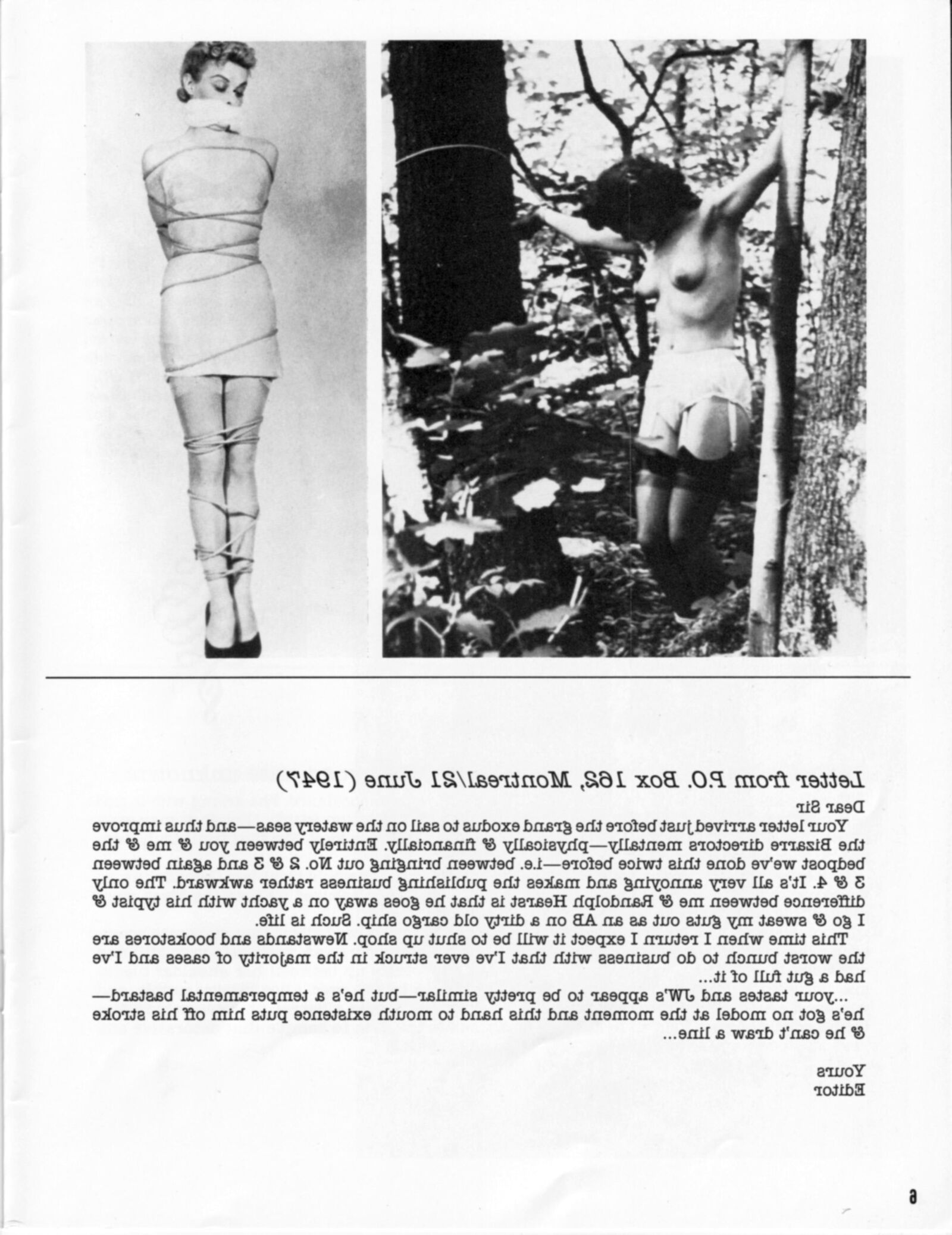 Vintage bondage magazine A John Willie Portfolio 
