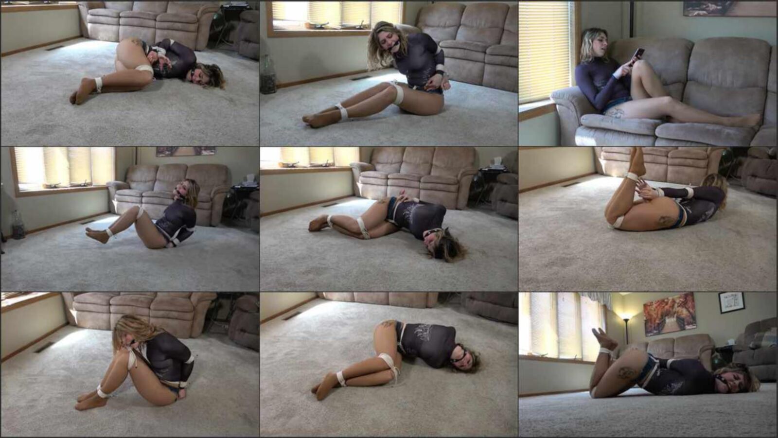 Nicolette Brandy  Bondage Model