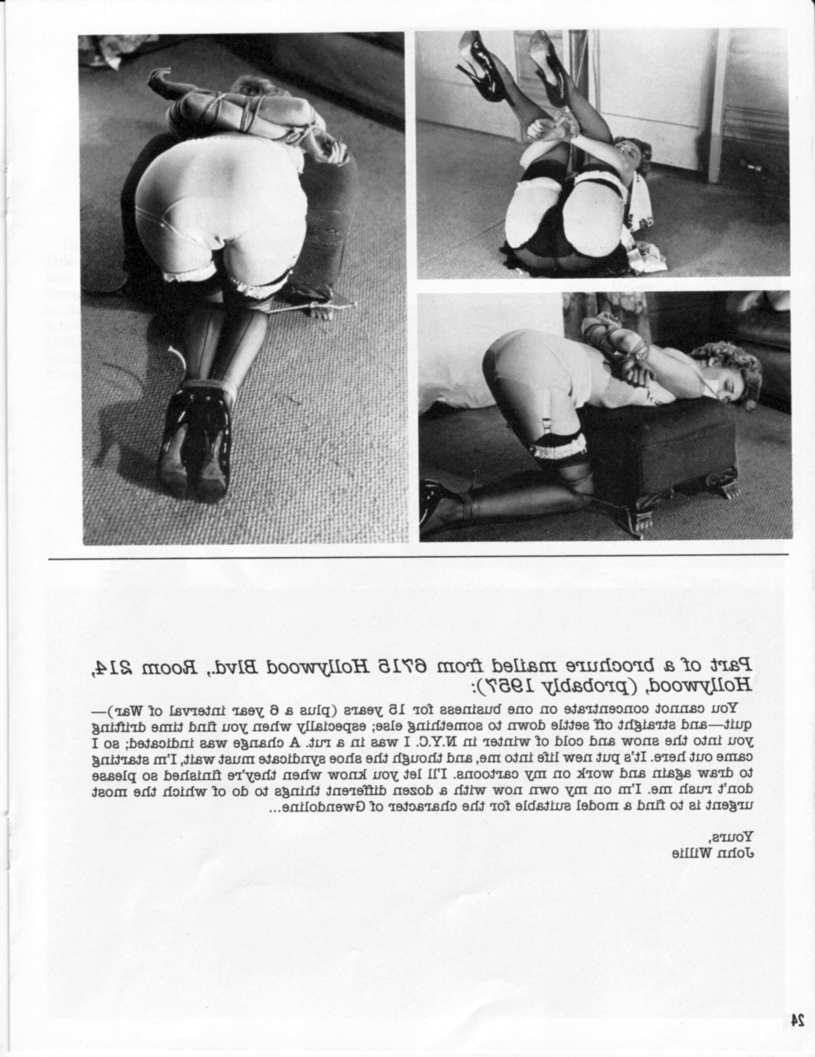 Vintage bondage magazine A John Willie Portfolio 
