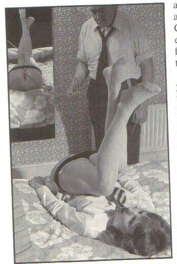 Retro Spanking errötet Bildset School Krawatte