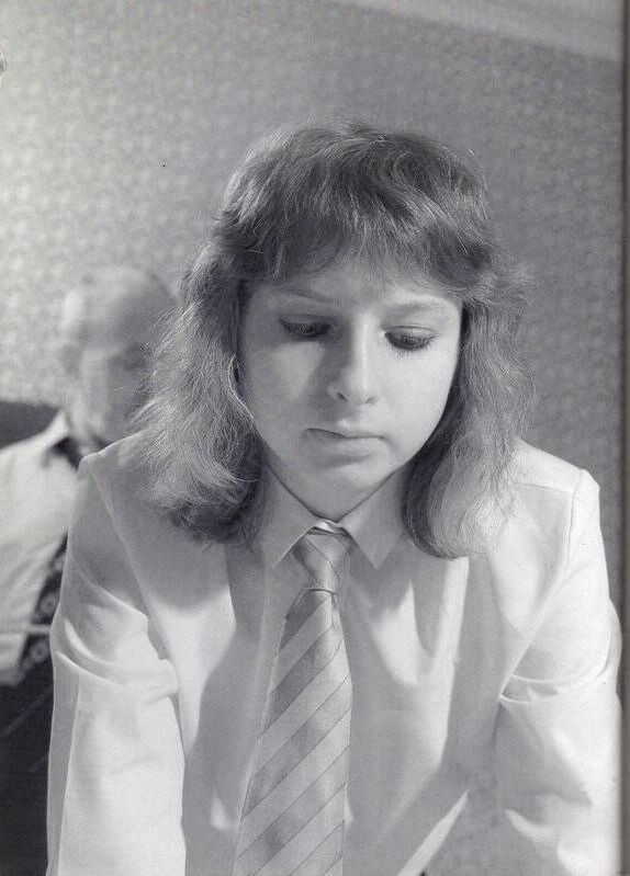Retro Spanking errötet Bildset School Krawatte
