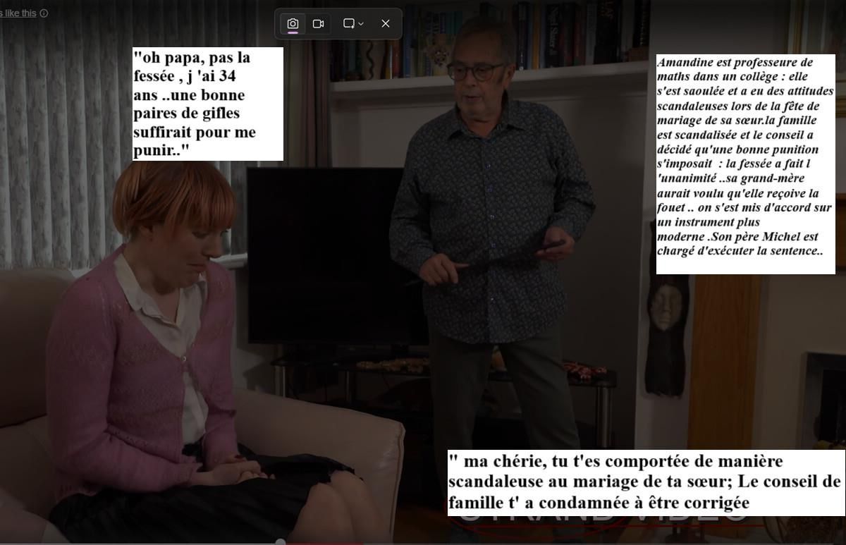 la punition d'amandine (Geschichte)