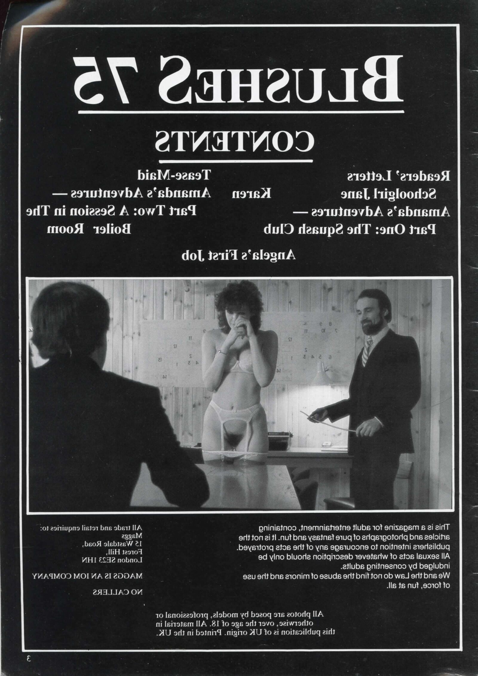 Retro Spanking Rouge -Ausgabe vollständig