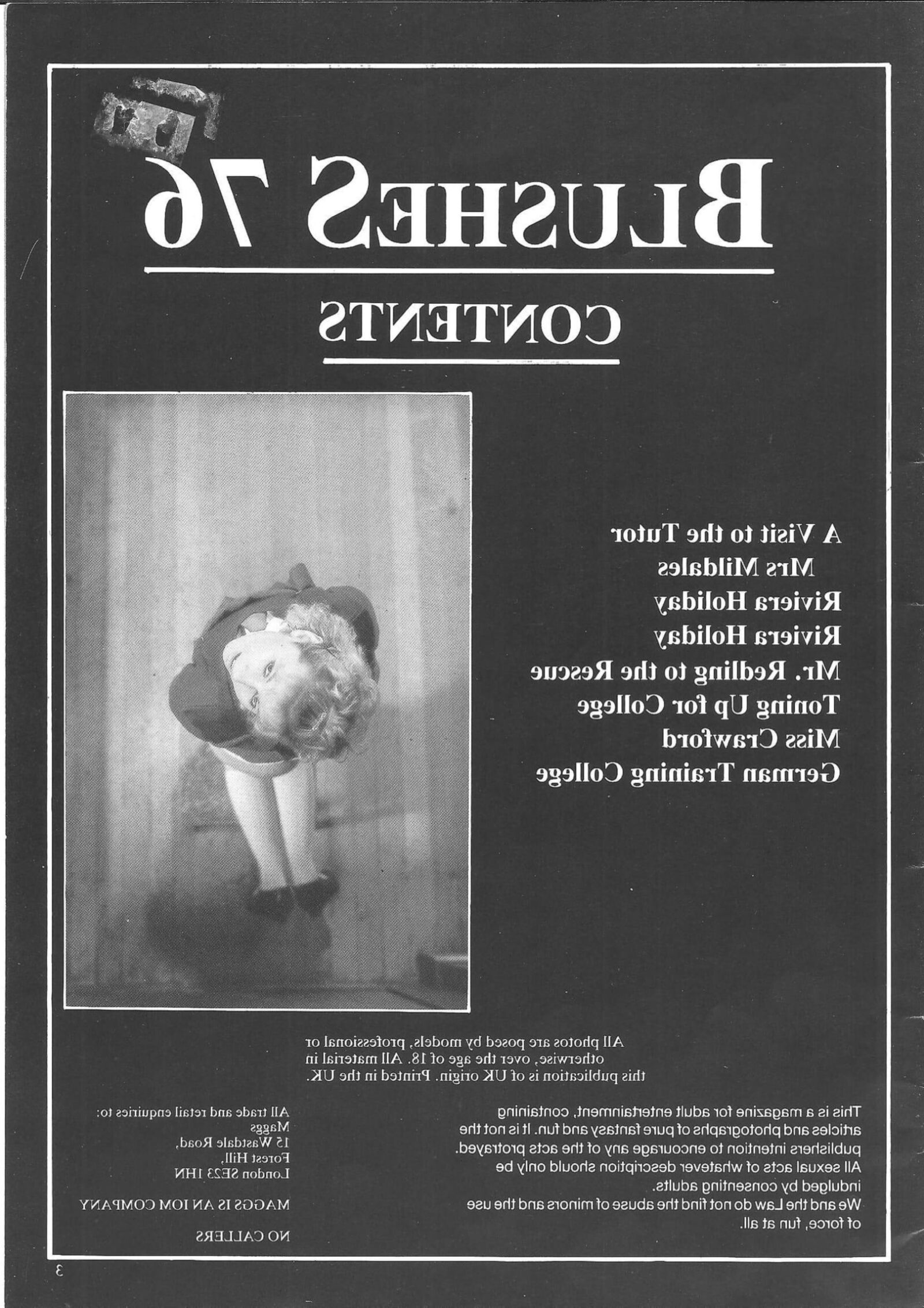 Retro Spanking Rouge -Ausgabe vollständig