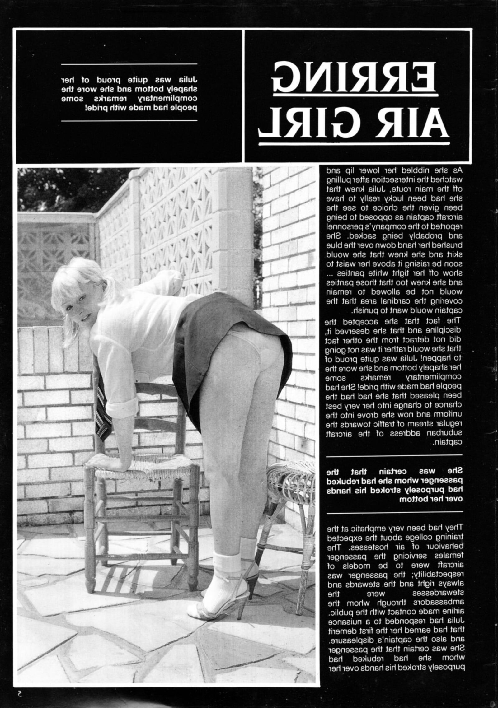 Retro Spanking Rouge -Ausgabe vollständig
