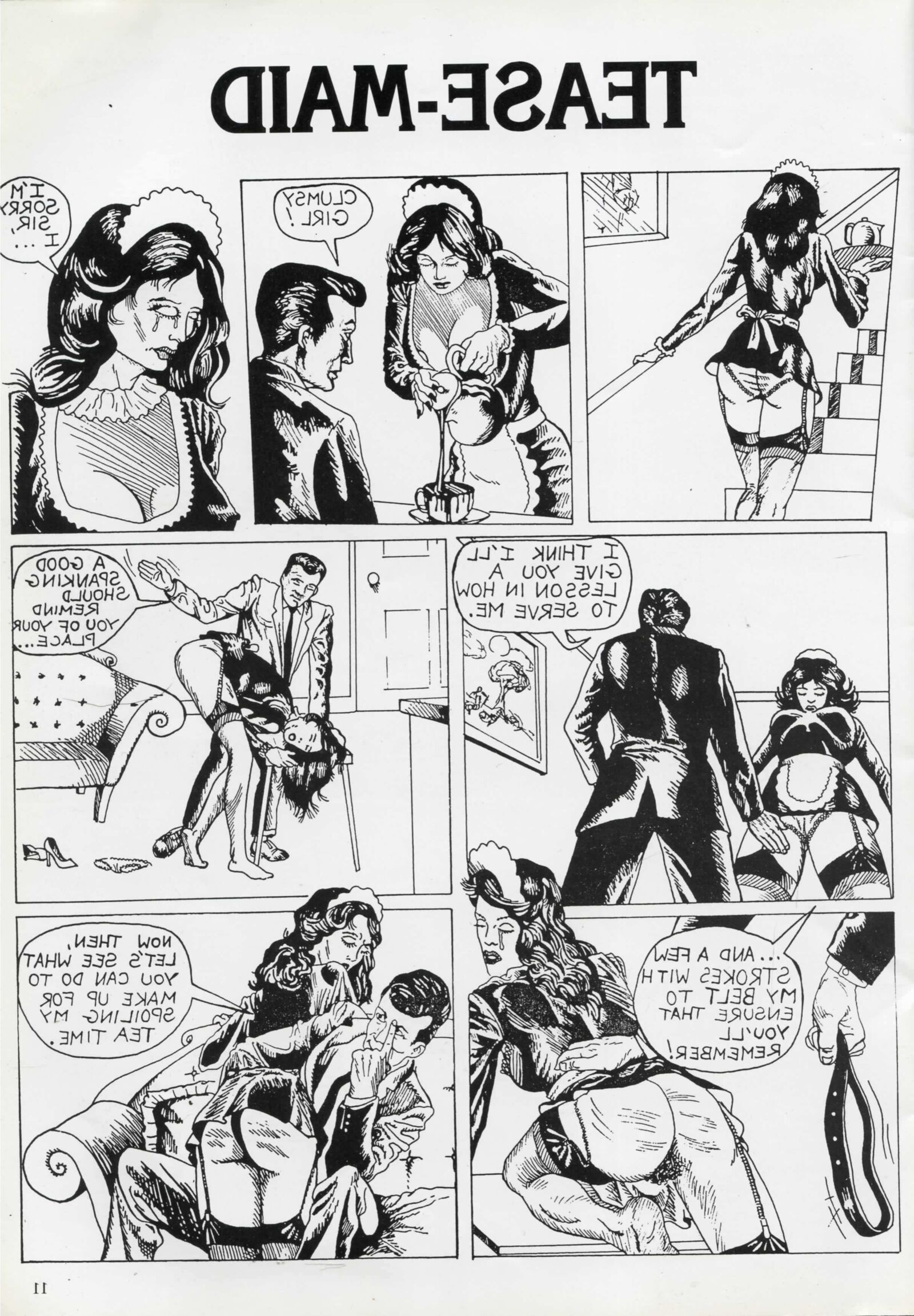 Retro Spanking Rouge -Ausgabe vollständig