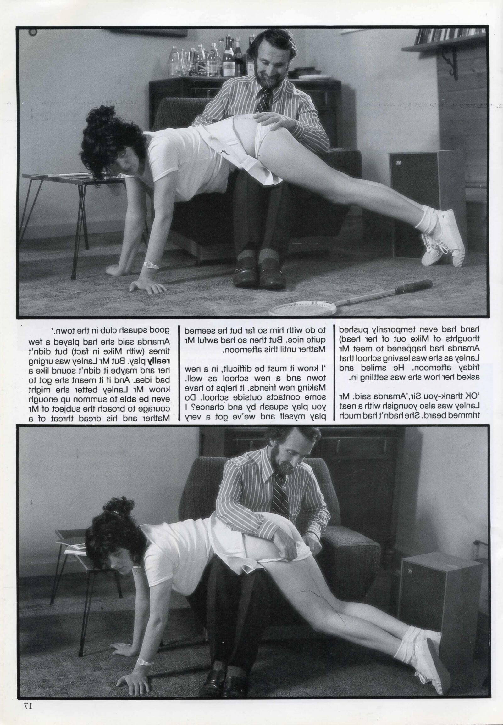 Retro Spanking Rouge -Ausgabe vollständig