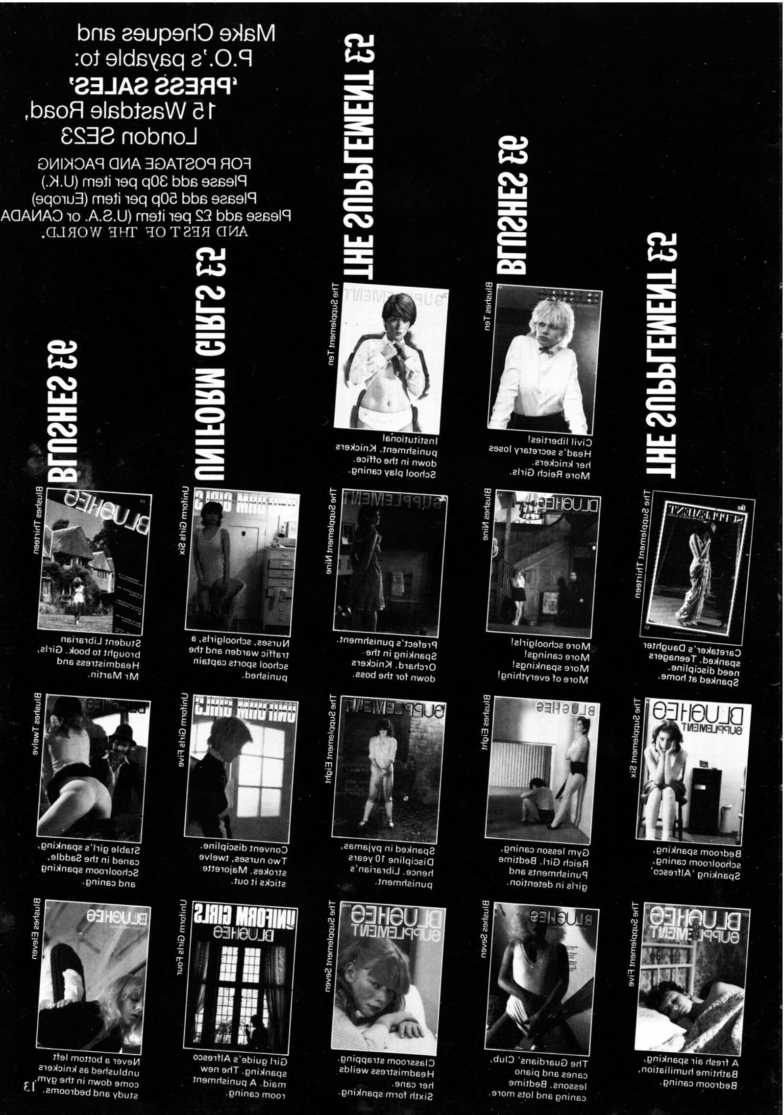 Retro Spanking Rouge -Ausgabe vollständig