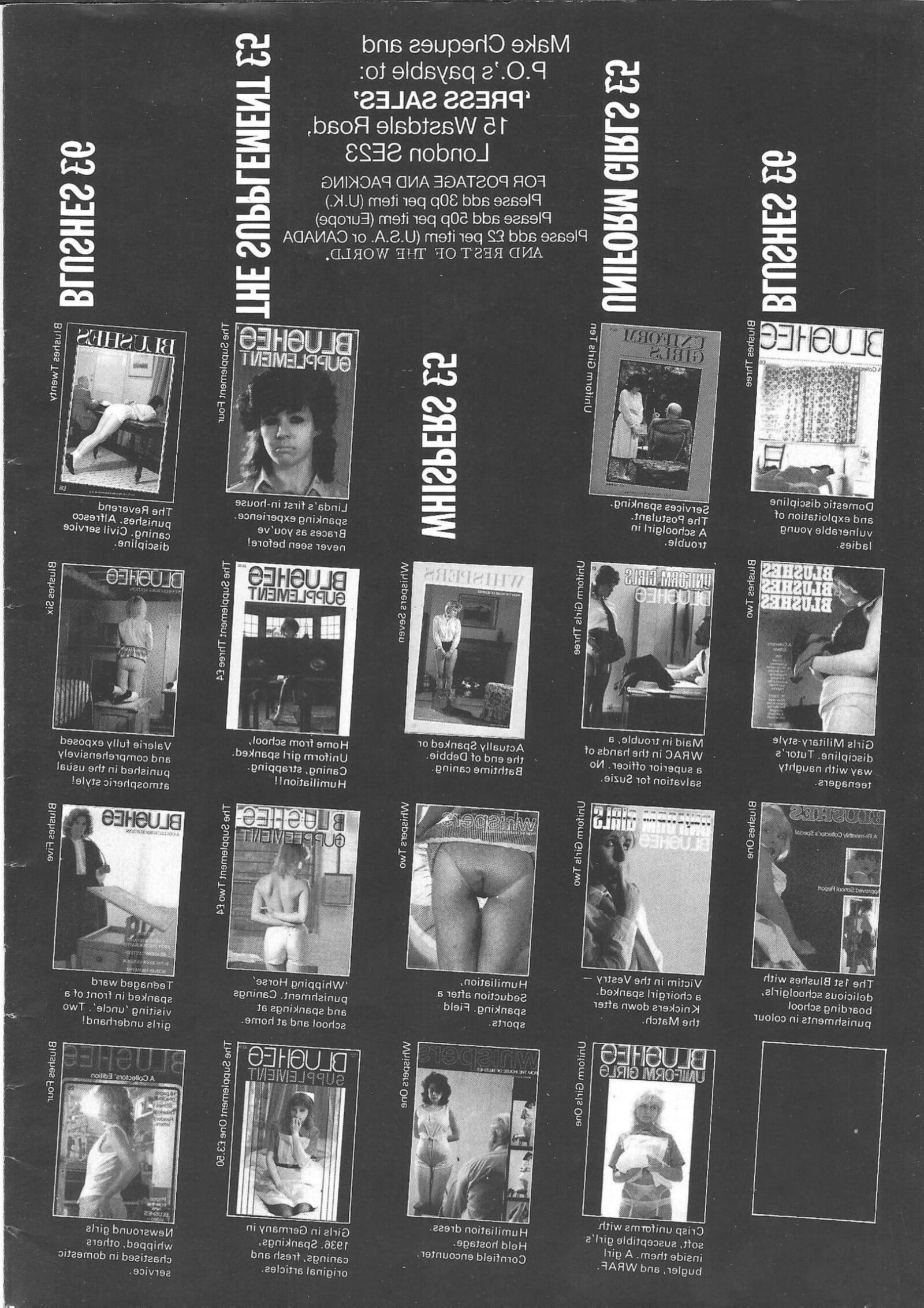 Retro Spanking Rouge -Ausgabe vollständig