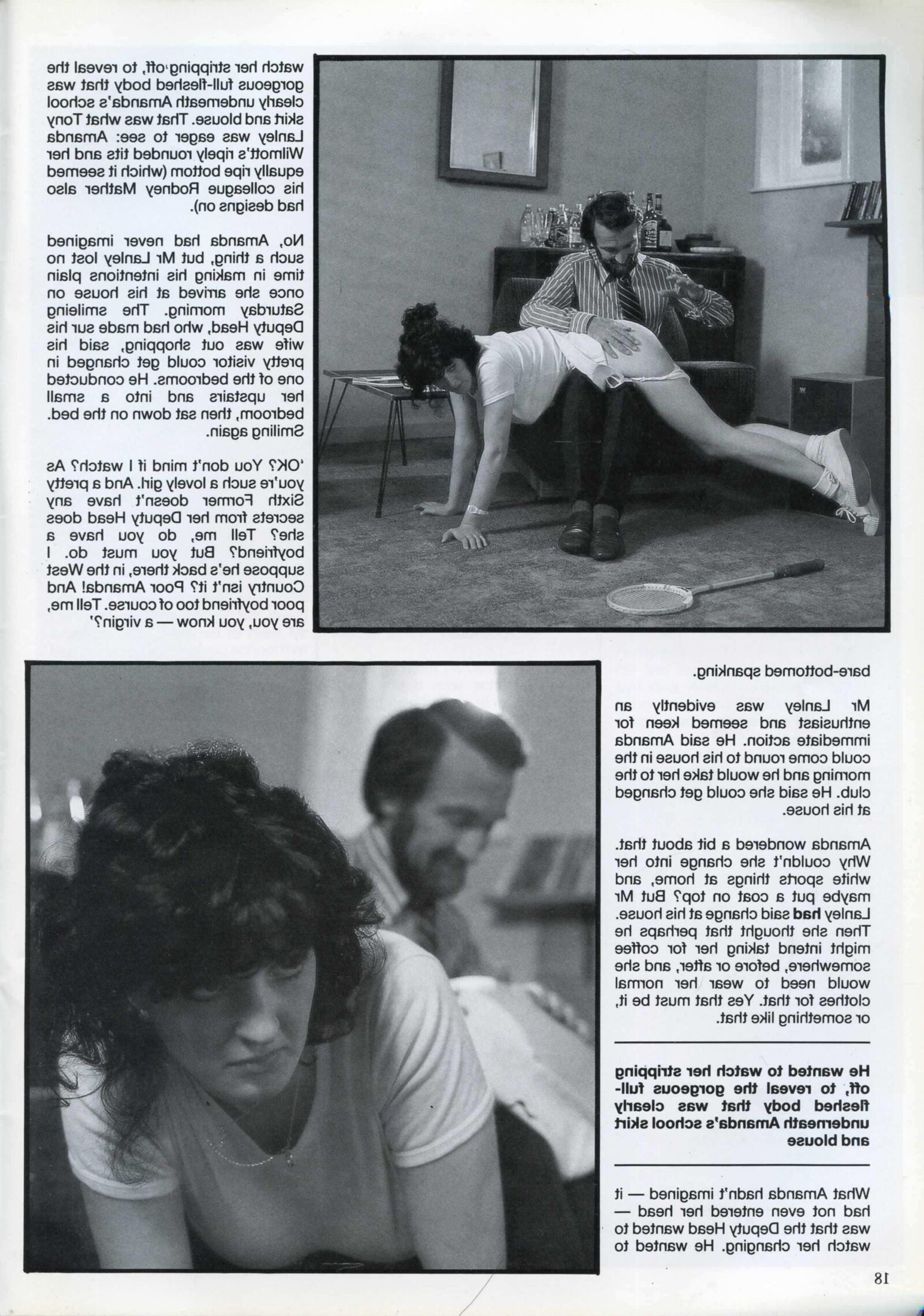 Retro Spanking Rouge -Ausgabe vollständig