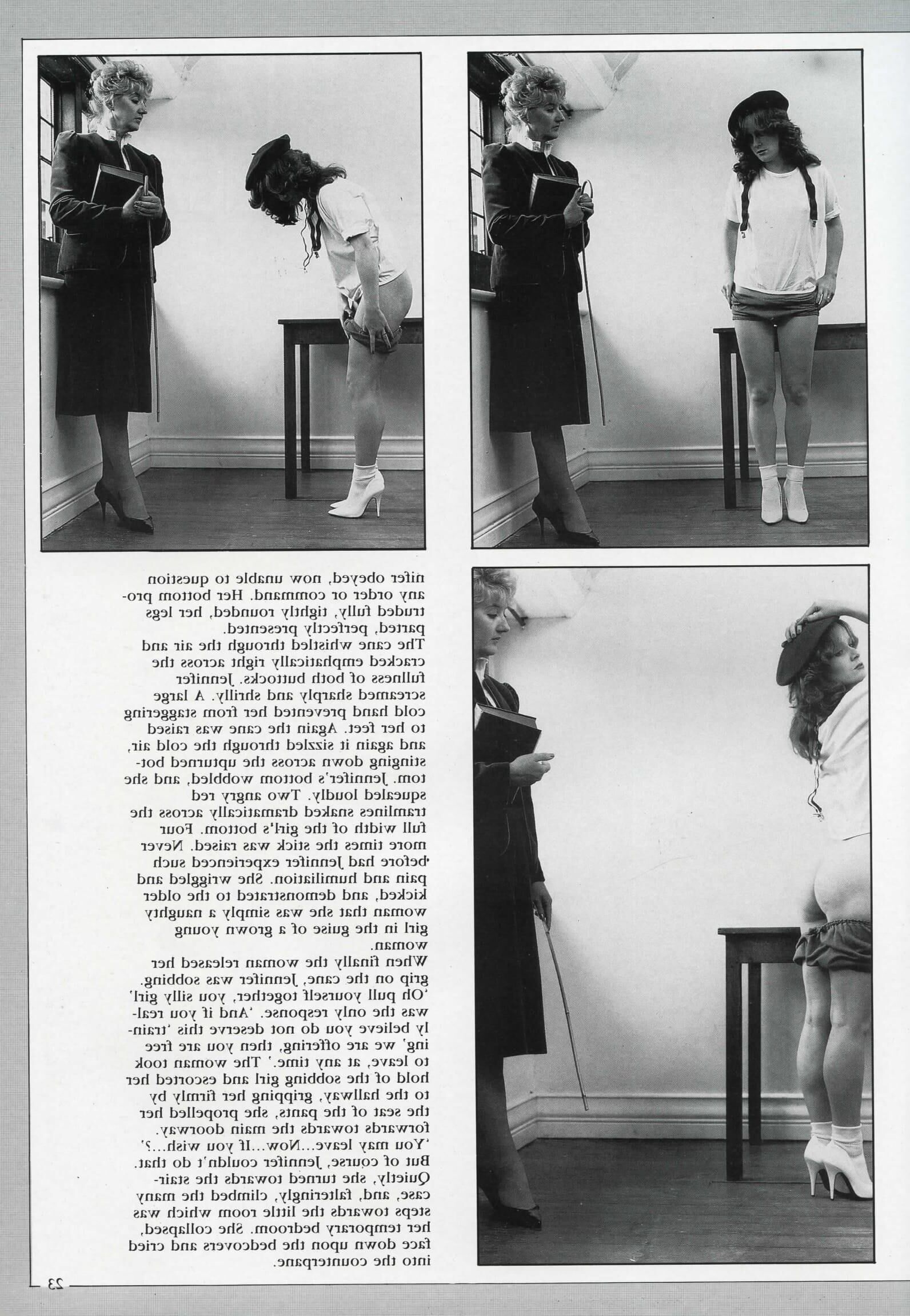Retro Spanking Uniform Girls issue (complete)
