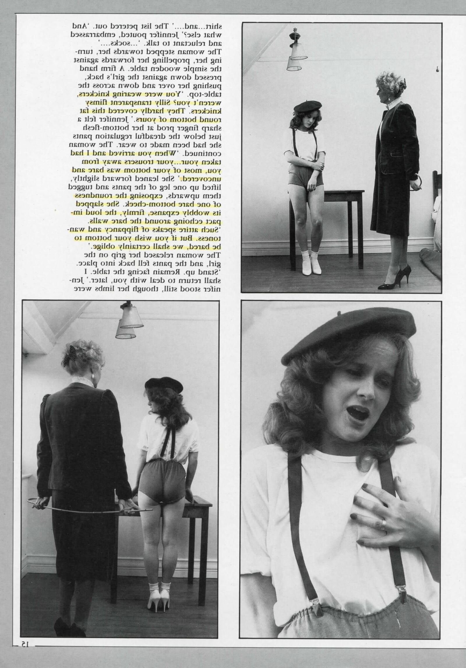 Retro Spanking Uniform Girls issue (complete)