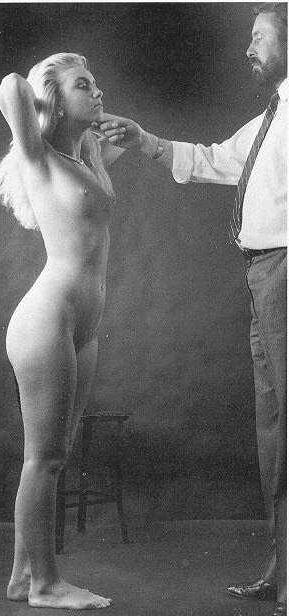 Retro Spanking Janus Alice blonde white blouse