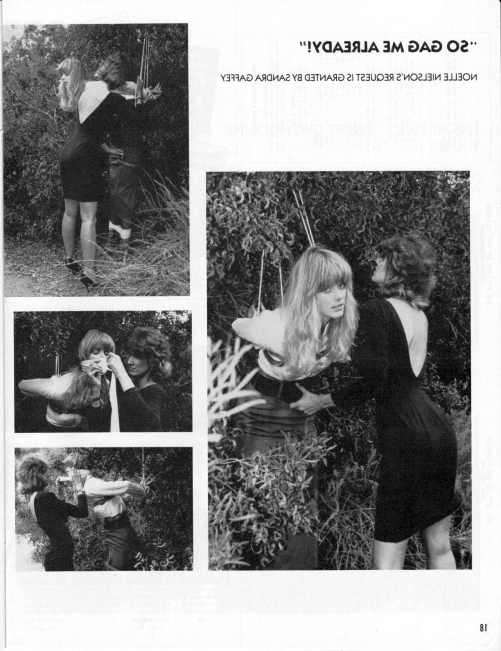 Vintage bondage mag Simone Devon's Favorite Bondage Models 