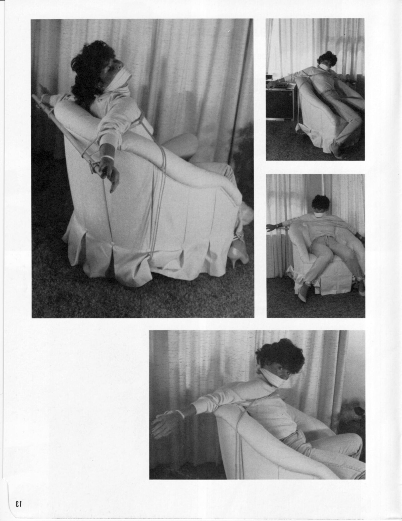 Vintage bondage mag Simone Devon's Favorite Bondage Models 