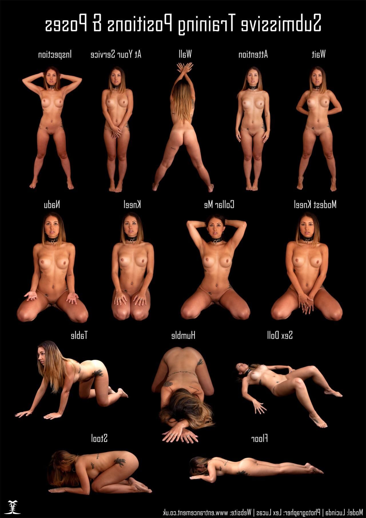 Posições de treinamento e poses