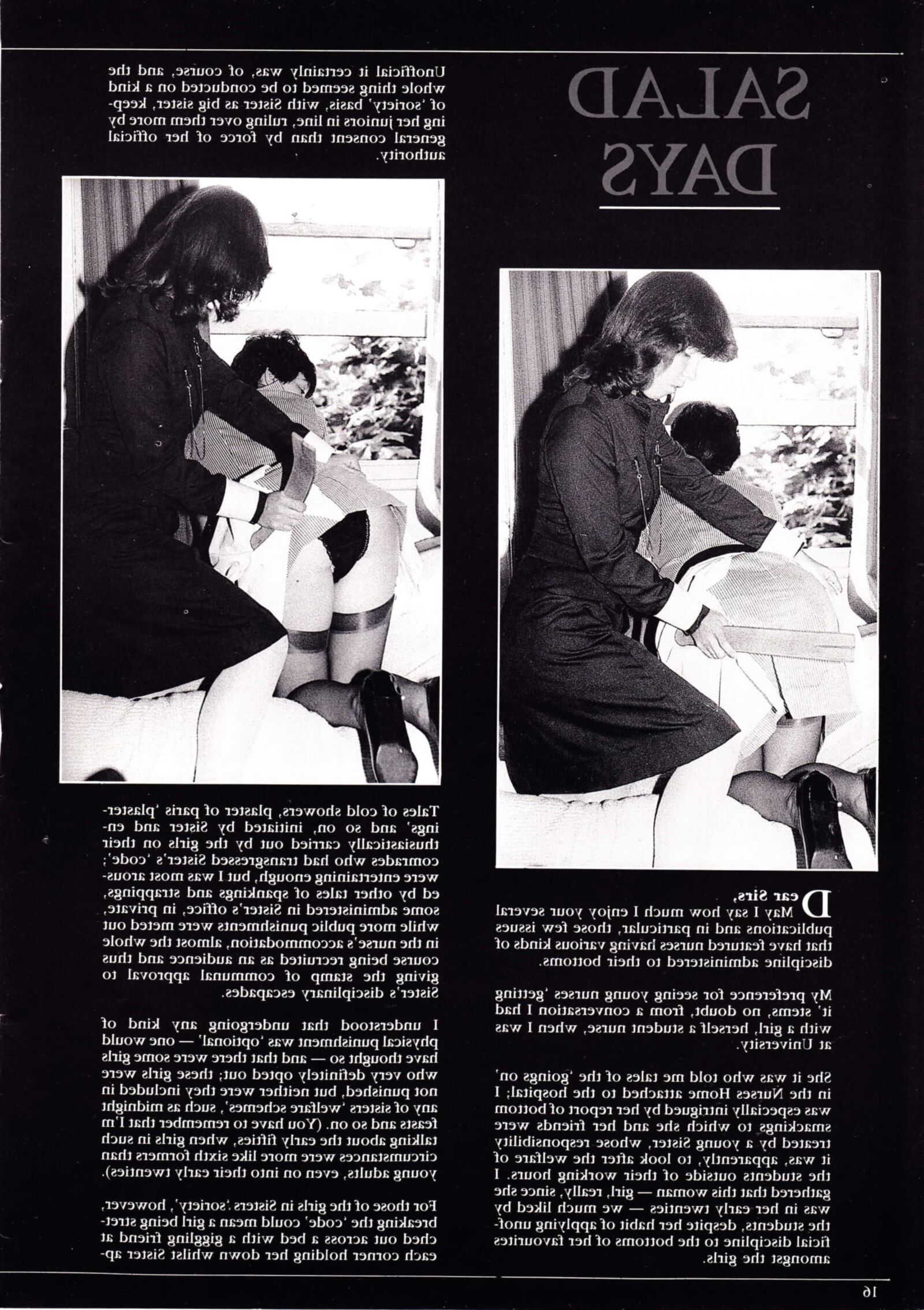 Retro Spanking Uniform Girls issue (complete)