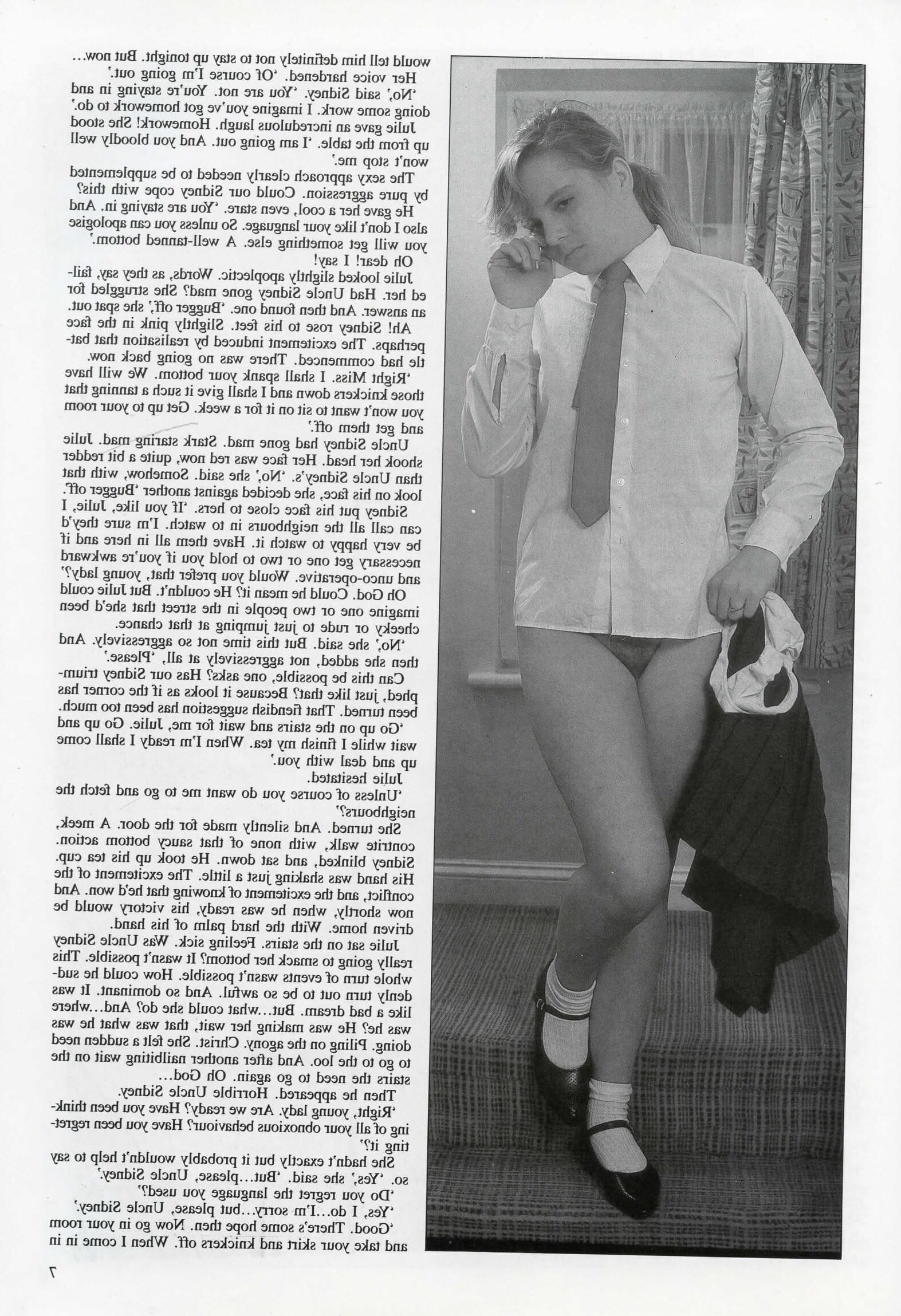 Retro Spanking Uniform Girls issue (complete)