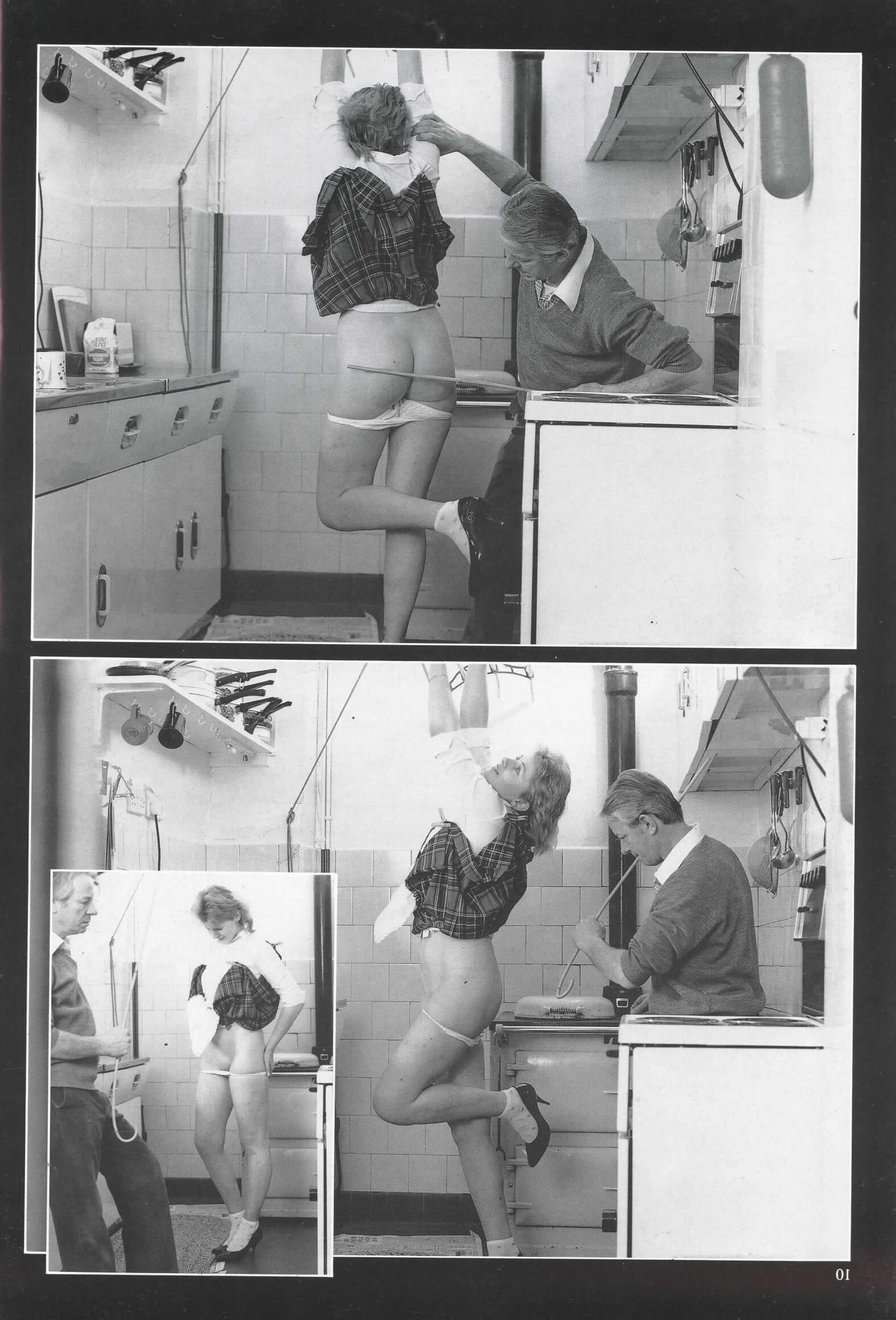 Retro Spanking Uniform Girls issue (complete)