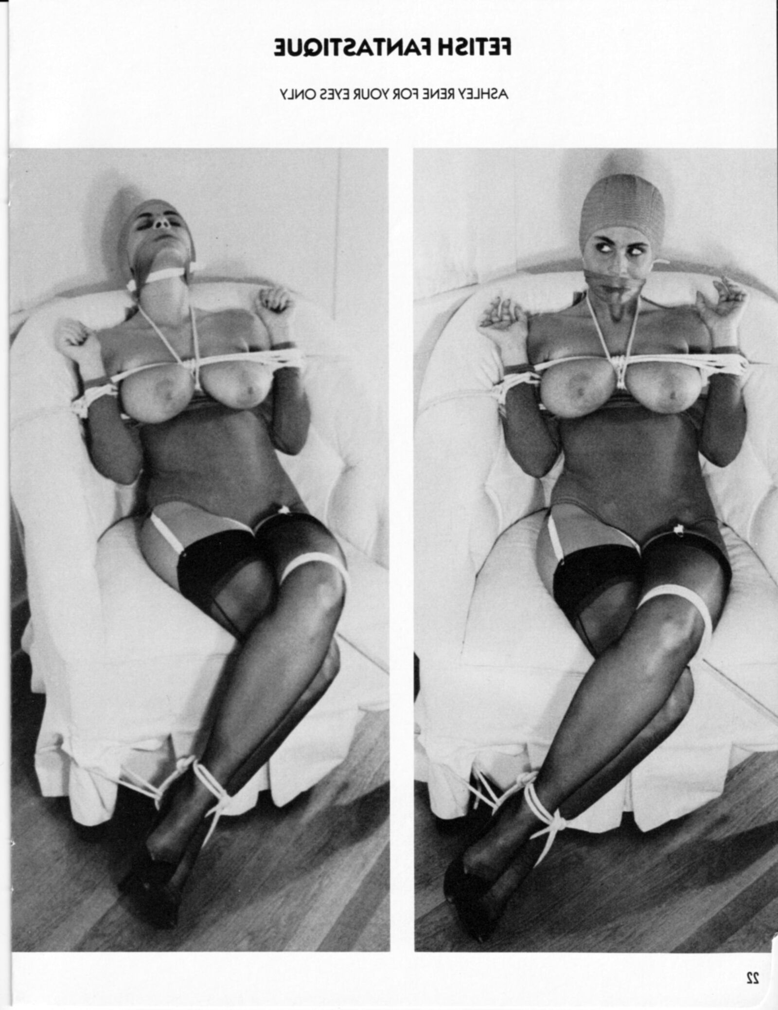 Vintage bondage mag Simone Devon's Favorite Bondage Models 