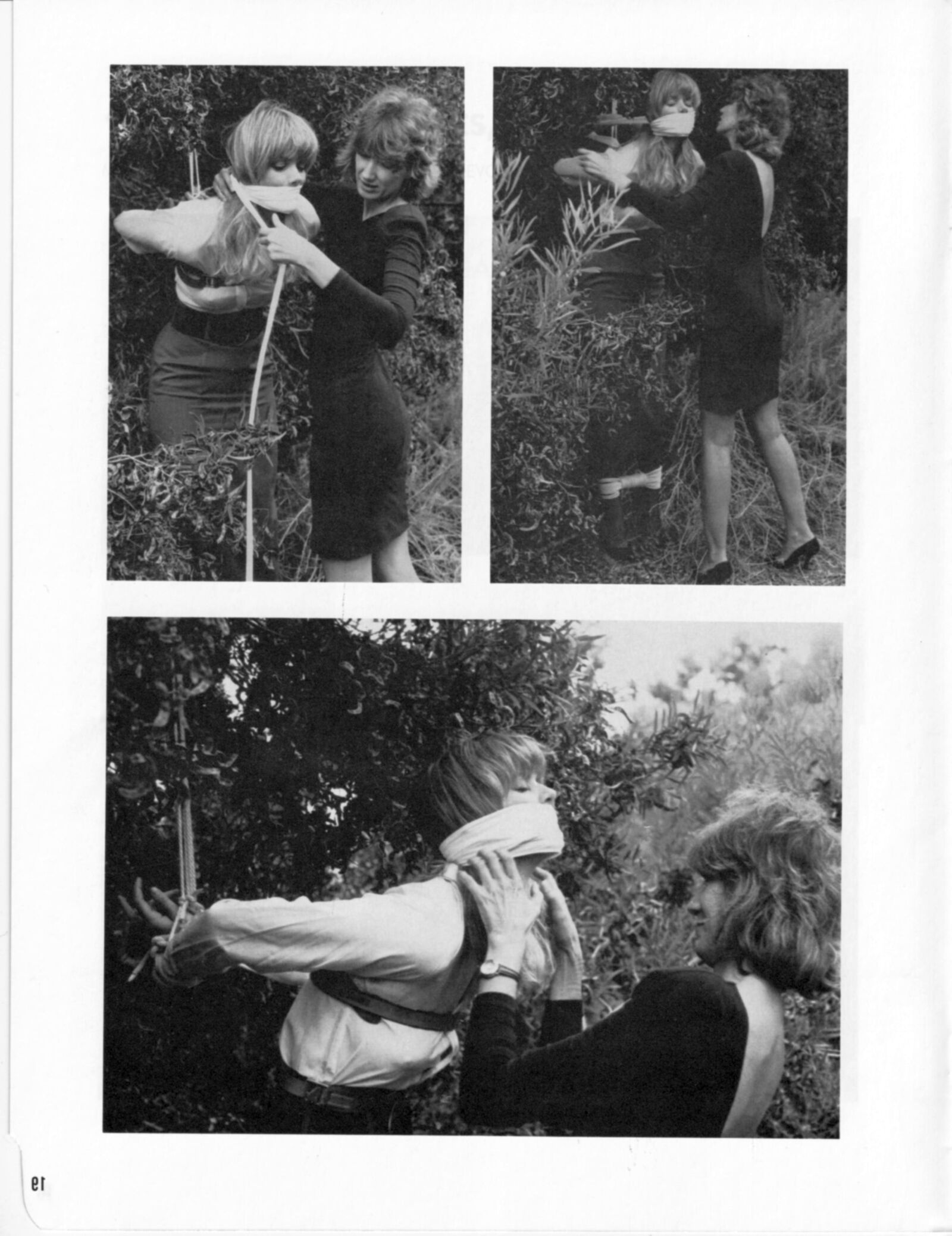 Vintage bondage mag Simone Devon's Favorite Bondage Models 