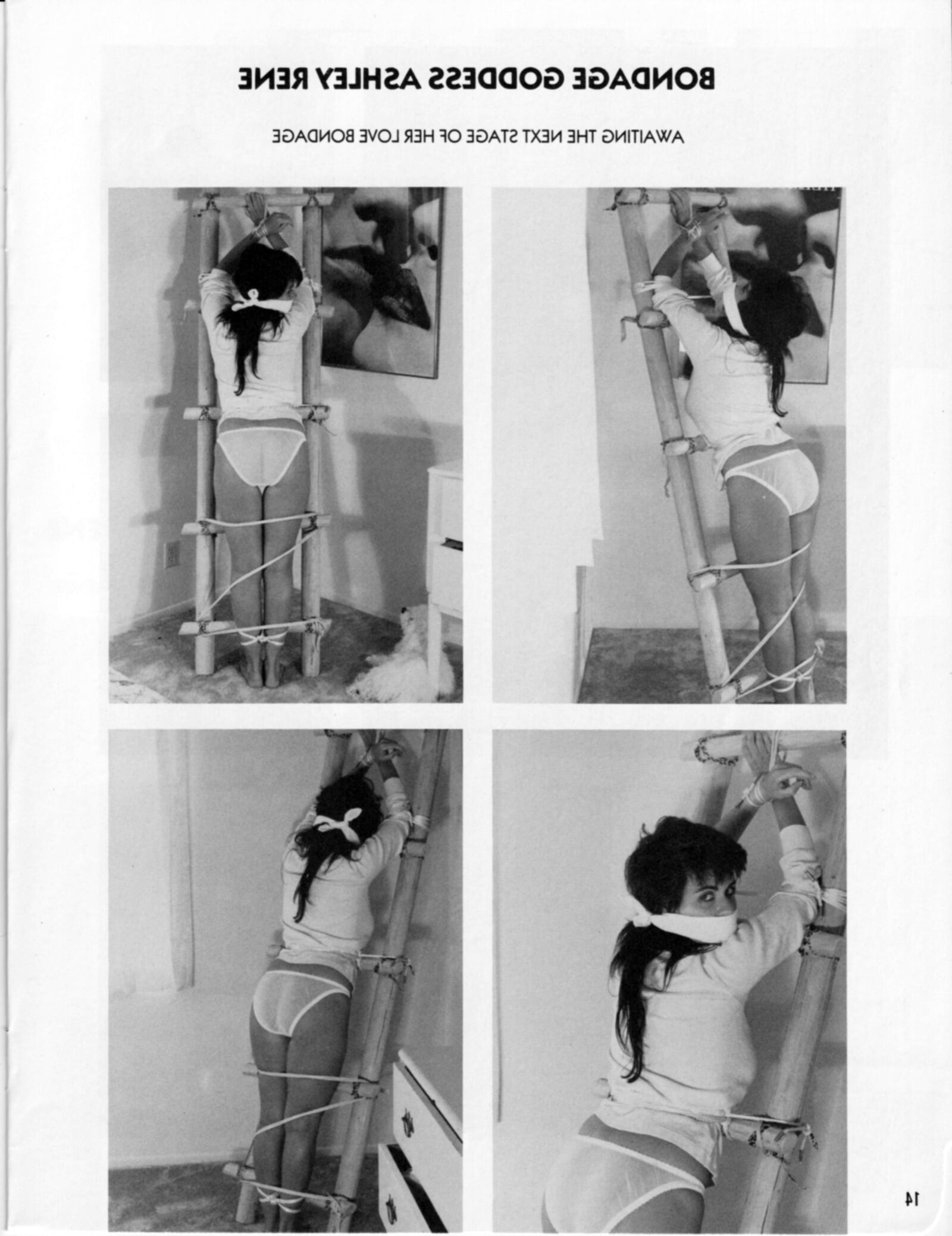Vintage bondage mag Simone Devon's Favorite Bondage Models 