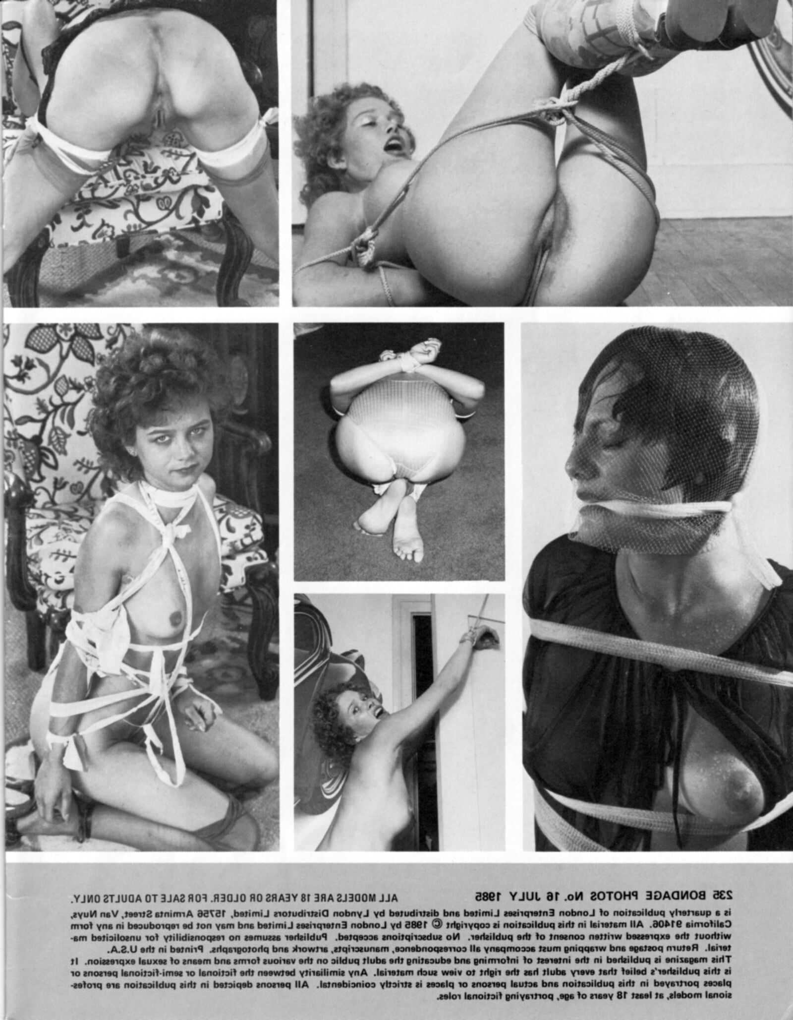 Vintage bondage magazine Bondage Photos 