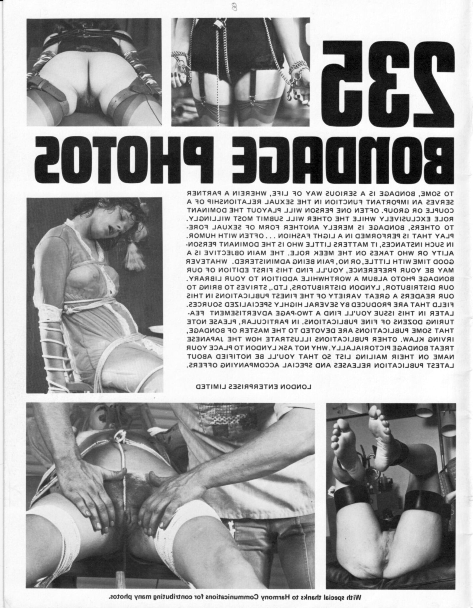 Vintage bondage magazine Bondage Photos 