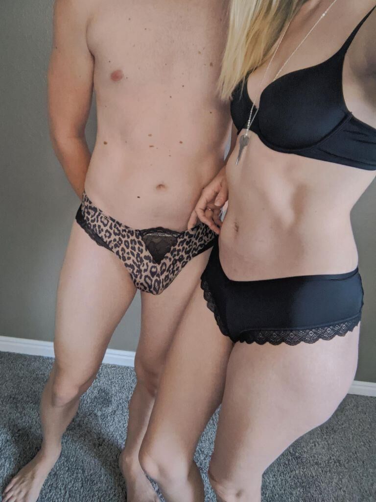 Lucky guys locked up by their girlfriend/wife