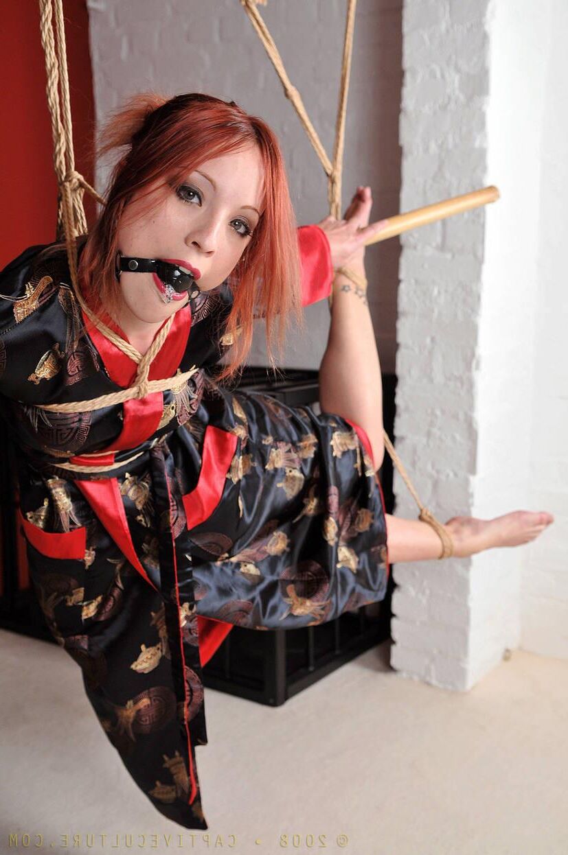 Mina J French Bondage Model