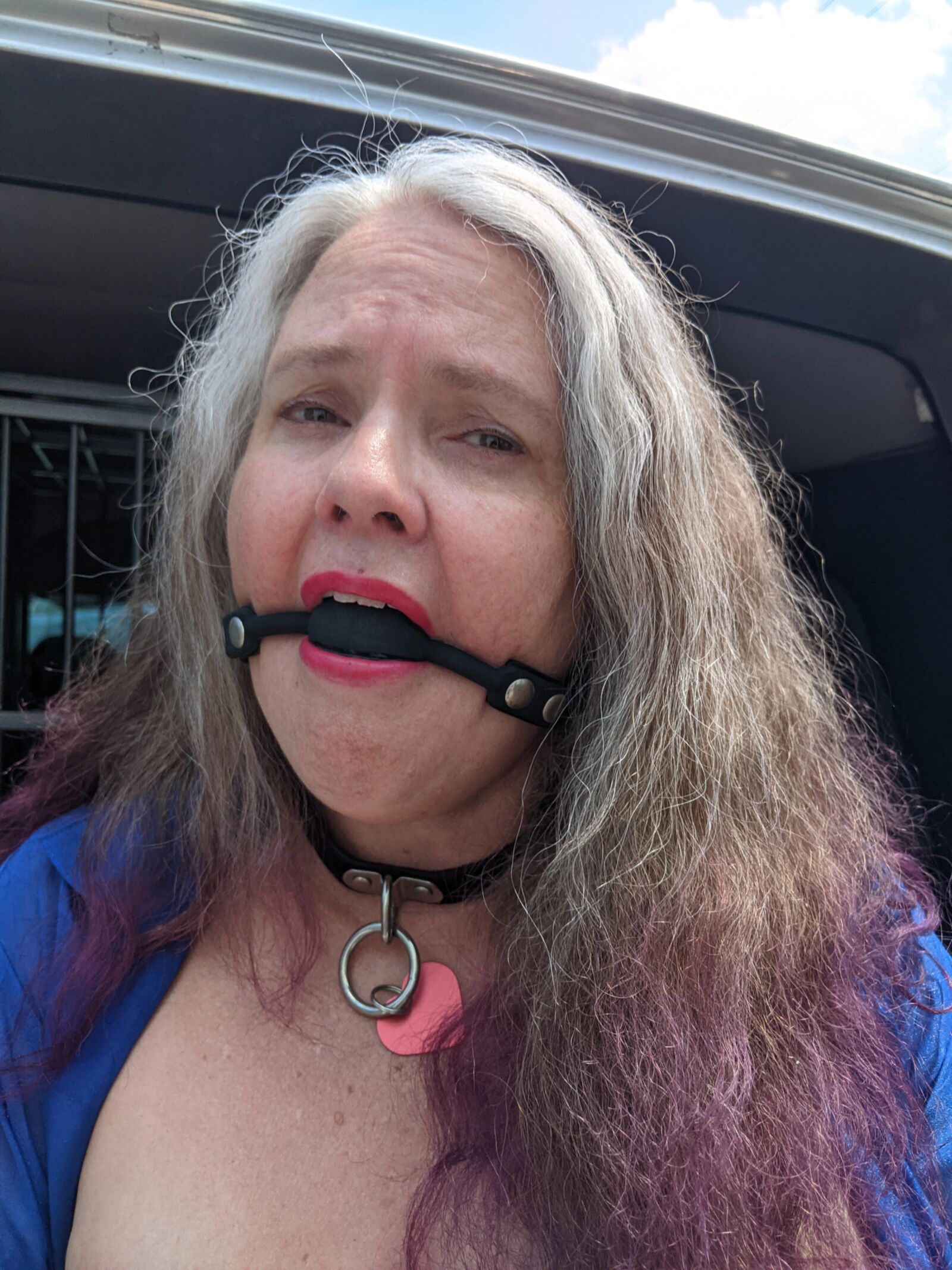 Slut Bound, Gagged, Caged, and Transported