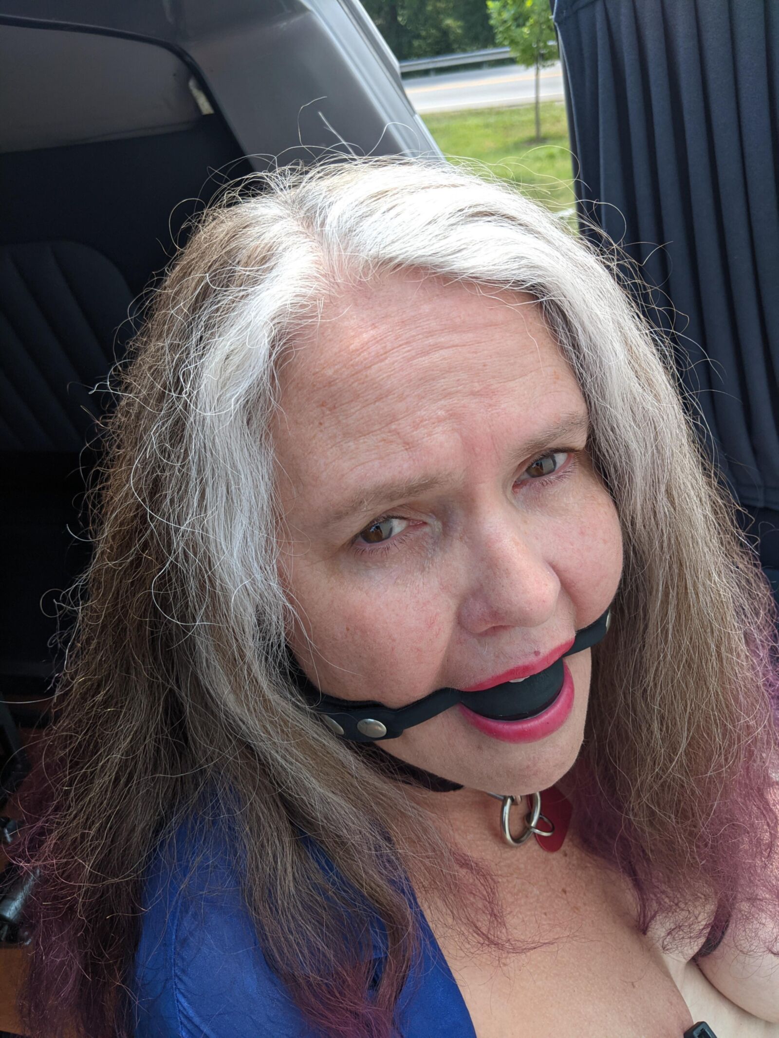 Slut Bound, Gagged, Caged, and Transported